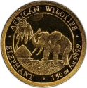 20 Shillings 2017, KM# 267, Somalia, African Wildlife, Elephant