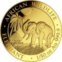 20 Shillings 2017, KM# 267, Somalia, African Wildlife, Elephant