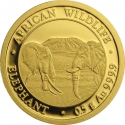 20 Shillings 2020, Somalia, African Wildlife, Elephant