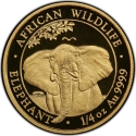 200 Shillings 2021, Somalia, African Wildlife, Elephant