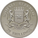 25 Shillings 2004, KM# 156, Somalia, The Life of Pope John Paul II, Popemobile