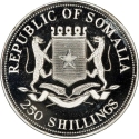 250 Shillings 2000, Somalia, Millennium Icons, Mao Zedong