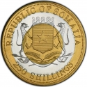 250 Shillings 2000, KM# 116, Somalia, Millennium Icons, Nelson Mandela