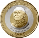 250 Shillings 2000, Somalia, Millennium Icons, Pope John Paul II
