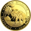 500 Shillings 2017, KM# 275, Somalia, African Wildlife, Elephant