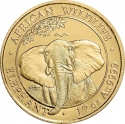 500 Shillings 2021, KM# 369, Somalia, African Wildlife, Elephant