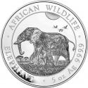 500 Shillings 2022, Somalia, African Wildlife, Elephant