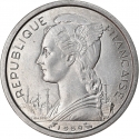 1 Franc 1959-1965, KM# 8, Somaliland, French