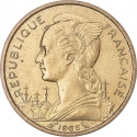 10 Francs 1965, KM# 11, Somaliland, French