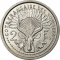 2 Francs 1959-1965, KM# 9, Somaliland, French