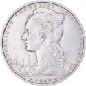 5 Francs 1948, KM# 6, Somaliland, French