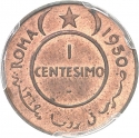 1 Cent 1950, KM# Pr1, Somaliland, Italian
