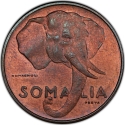 5 Cents 1950, KM# Pr2, Somaliland, Italian