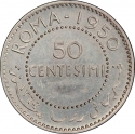 50 Cents 1950, KM# Pr4, Somaliland, Italian