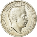 1/4 Rupia 1909-1913, KM# 4, Somaliland, Italian, Victor Emmanuel III