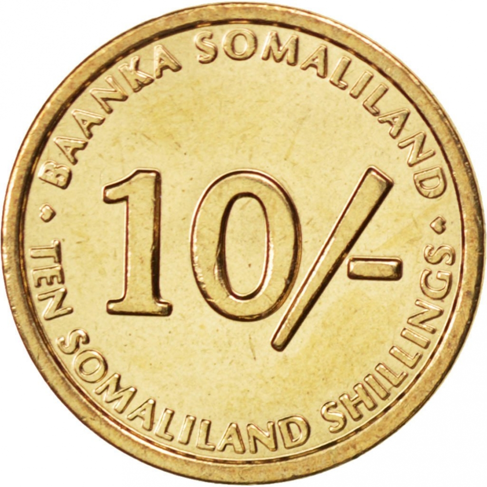 10 Shillings 2002, KM# 3, Somaliland, Republic