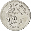 10 Shillings 2006, KM# 11, Somaliland, Republic, Zodiac Signs, Gemini