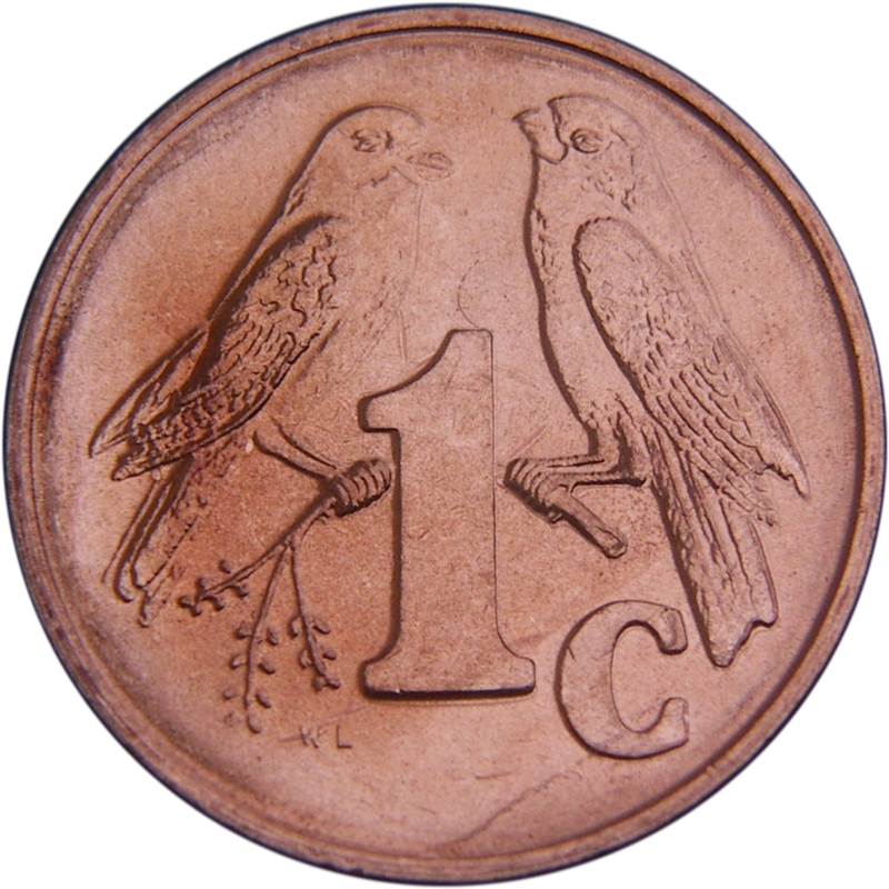 1 Cent 2000-2001, KM# 221, South Africa