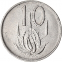 10 Cents 1965-1969, KM# 68.1, South Africa