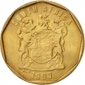 10 Cents 1996-2000, KM# 161, South Africa