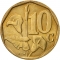 10 Cents 1996-2000, KM# 161, South Africa