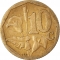 10 Cents 2007, KM# 341, South Africa