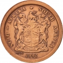 2 Cents 1990-1995, KM# 133, South Africa