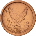 2 Cents 1990-1995, KM# 133, South Africa