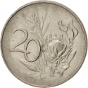 20 Cents 1965-1969, KM# 69.2, South Africa
