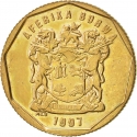 20 Cents 1996-2000, KM# 162, South Africa