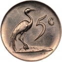 5 Cents 1965-1969, KM# 67.1, South Africa