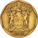 50 Cents 1996-2000, KM# 163, South Africa