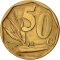 50 Cents 1996-2000, KM# 163, South Africa