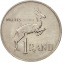 1 Rand 1990, KM# 141, South Africa, The End of P. W. Botha's Presidency
