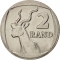 2 Rand 1989-1995, KM# 139, South Africa