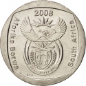 2 Rand 2008, KM# 445, South Africa