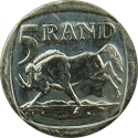 5 Rand 2000-2001, KM# 229, South Africa