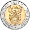5 Rand 2021, South Africa, 100th Anniversary of the South African Reserve Bank