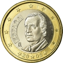 1 Euro 1999-2006, KM# 1046, Spain, Juan Carlos I