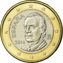 1 Euro 2010-2014, KM# 1150, Spain, Juan Carlos I
