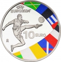 10 Euro 2024, KM# 1573, Spain, Felipe VI, 2024 Football (Soccer) Euro Cup in Germany