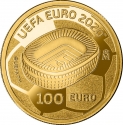 100 Euro 2020, Spain, Felipe VI, 2020 Football (Soccer) Euro Cup