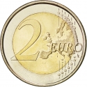 2 Euro 2012, KM# 1252, Spain, Juan Carlos I, 10th Anniversary of Euro Coins and Banknotes