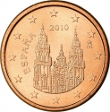 1 Euro Cent 2010-2021, KM# 1144, Spain, Juan Carlos I, Felipe VI