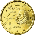 10 Euro Cent 1999-2006, KM# 1043, Spain, Juan Carlos I