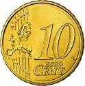 10 Euro Cent 2010-2021, KM# 1147, Spain, Juan Carlos I, Felipe VI