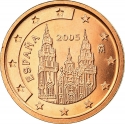 2 Euro Cent 1999-2009, KM# 1041, Spain, Juan Carlos I