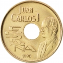 25 Pesetas 1990-1991, KM# 851, Spain, Juan Carlos I, Barcelona 1992 Summer Olympics, High Jump