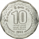 10 Rupees 2013-2016, KM# 181a, Sri Lanka