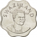 10 Cents 1995-2009, KM# 49, Swaziland (eSwatini), Mswati III